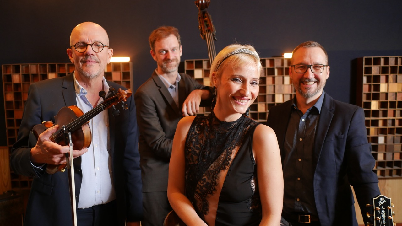 quartet jazz vocal avec chanteuse et violoniste